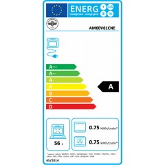La Germania AM6 0V 61C NE Κουζίνα 65lt με Κεραμικές Εστίες Π59.5εκ.